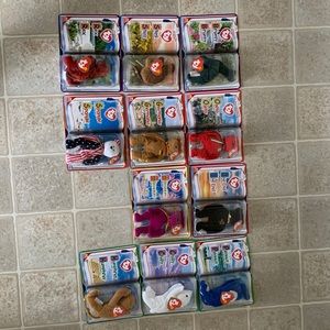 Set of 2000 McDonald’s teenie beenie babies